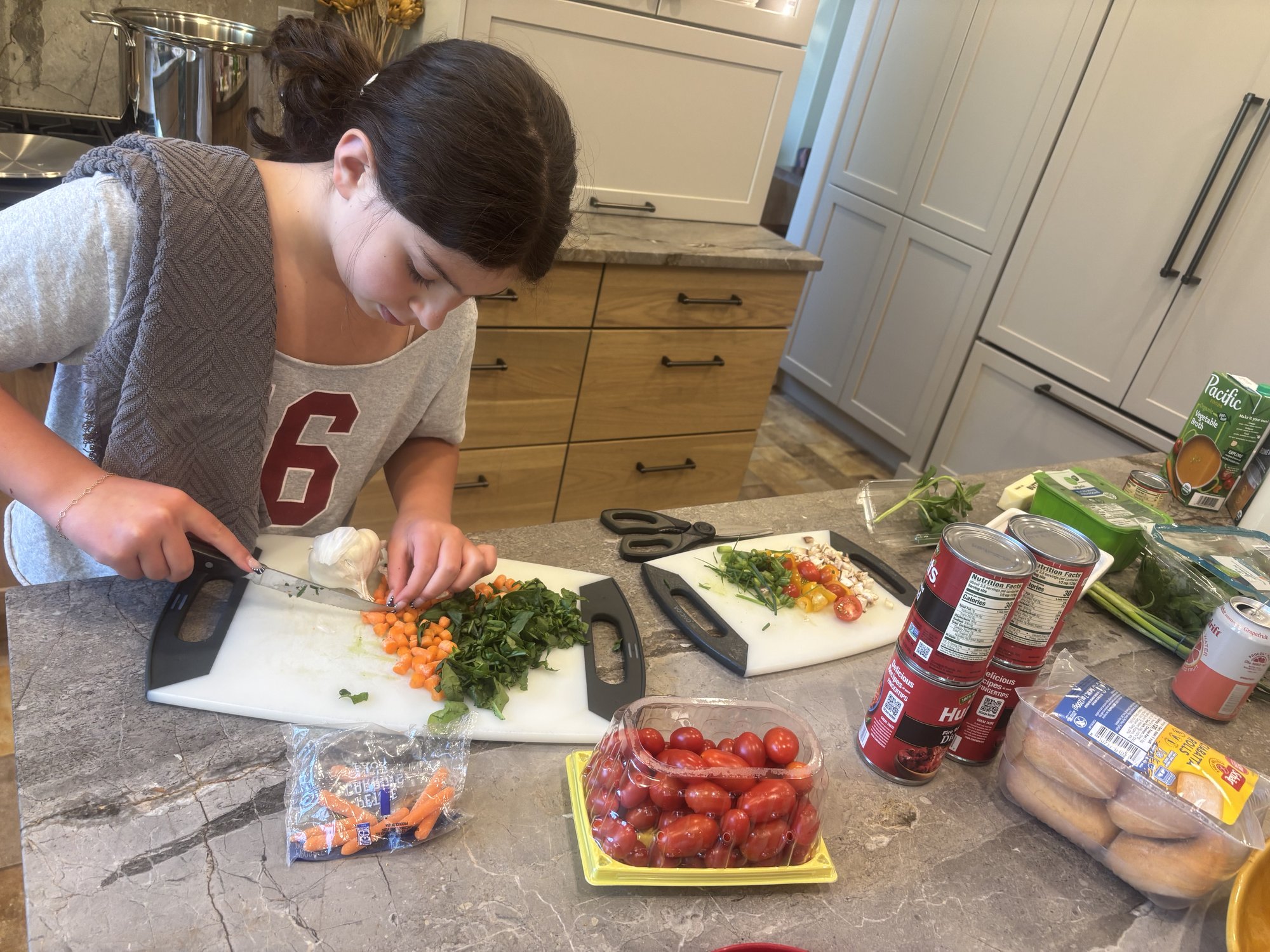 Grace in the kitchen